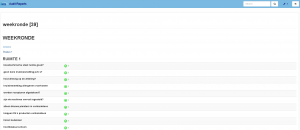 iMIS Audit intranet report