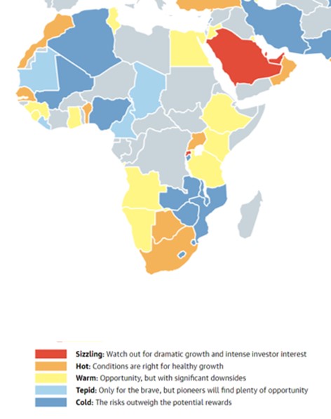 Interactive map Africa