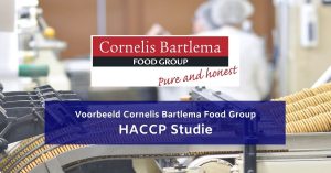 Voorbeeld HACCP STUDIE