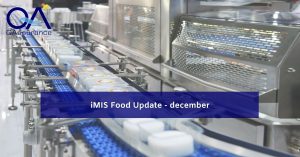 iMIS Food update december