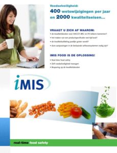 iMIS Food brochure (voorkant)