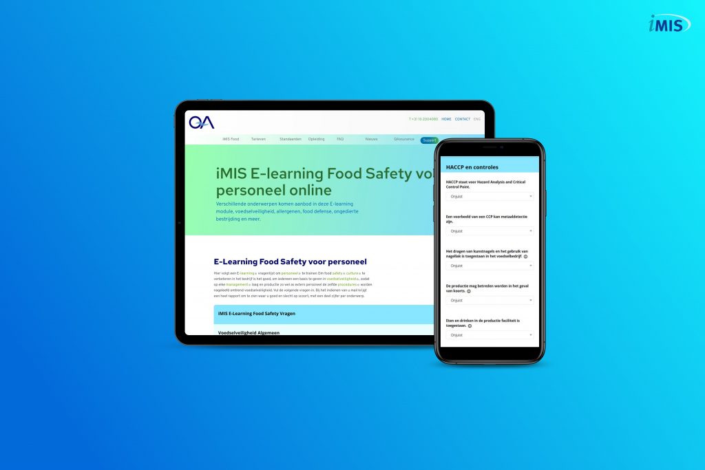 MIS E-learning Food Safety Personeel online